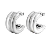 TTPSRY Ohrringe Damen Creolen Gold Ohrstecker Huggie Hoops Edelstahl Schmuck Ohrschmuck Klein Elegant Modisch Ohrring Set Geschenk für Frauen Mädchen Alltag Party