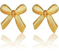 TTPSRY Ohrringe Schleife Damen Ohrstecker Elegant Ohrhänger Schmuck Geschenk Ohrschmuck Stilvoll Modische Accessoires Hochwertige Ohrringe für Frauen Mädchen Alltag Party Hochzeit