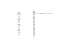 TTPSRY Ohrstecker Damen piercing ohr Ohrringe Kristall Tropfen Zirkonia Hypoallergen Minimalistisch Ohrring Kette Hänger Schmuck Geschenke