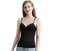 TTPSRY Tank Top Damen Spaghettiträger Herzausschnitt Basic Tops Sommer Trägertop Ärmellos Elegant Shirt Weste Oberteile Trägershirt Sport Achselshirts Casual Alltag
