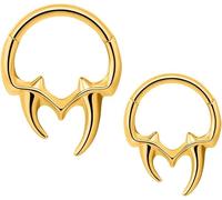 TTPSRY Tribal Drachenzahn Segment Ring Nasenpiercing Septum Clicker Chirurgenstahl Körperschmuck