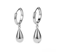 TTPSRY Tropfenform Creolen Ohrringe Damen Schmuck Hochglanz Hängeohrringe Minimalistisch Elegant Klassisch