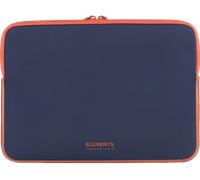 TUCANO ELEMENTS 2 MacBook Schutzhülle Sleeve für Apple, Universal Neopren, Blau/Orange