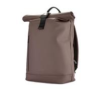 Tucano, Gommo Rolltop Laptop-Rucksack für MacBook Pro 16" und 15,6" Laptop aus Gummiertem Material, Arbeitsrucksack für Herren und Damen mit Rollverschluss, Gepolsterter Tasche und Trolley-Band