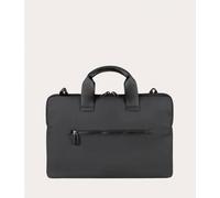 TUCANO GOMMO Slim Laptoptasche für Notebook 15.6 Zoll MacBook Pro 16 schwarz - Die Gommo-Taschen- und Accessoires-Linie besteht aus einem Material - welches aus recyceltem Kunststoff hergestellt wird