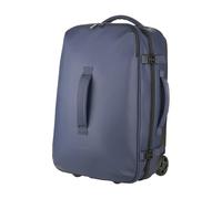 Tucano, Gommo Trolley Handgepäck 53x39x25 cm, Kabinenkoffer mit Laptopfach für 15,6" und MacBook 16", Trolley aus Gummiertem, Wasserabweisendem Material, Leisen Rollen und Teleskopgriff, Blau