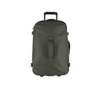 Tucano, Gommo Trolley Handgepäck 53x39x25 cm, Kabinenkoffer mit Laptopfach für 15,6" und MacBook 16", Trolley aus Gummiertem, Wasserabweisendem Material, Leisen Rollen und Teleskopgriff, Militärgrün