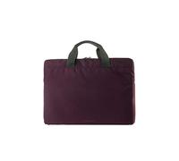 Tucano Minilux gepolsterte Laptoptasche/Schultertasche für 13/14 Zoll Notebook/Tablet/Netbook/Laptop/Ultrabook/MacBook mit schockabsorbierender Innenpolsterung aus Nylon - Burgundy