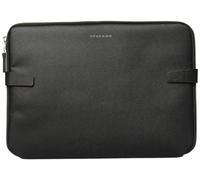 Tucano Velvet Second Skin 13" Sleeve Case Black - Schutzhülle Case, Schwarz, Faux Leather, Monotonie, MacBook Pro 13 Retina