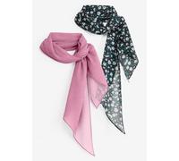 Tuch (2er Pack) mit floralem Design 0