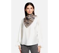 Tuch mit Aufdruck Grau/Beige ACC