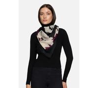 Tuch mit Blumenprint Cream/Dark Red Damen