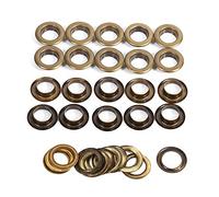 Tüllen Kit Antik Messing Bronze Schwarz Gold Runde Öse Ösen für Kleidung Leathercraft Canvas Banner(14mm 20sets)