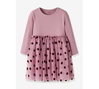 Tüllkleid mit langen Ärmeln Mädchen NMFNAGINA name it malve Gr. 128