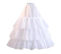 Tüllrock Damen Lang Rockabilly Petticoat Rock Reifrock Rot Unterrock Pettycode Roter Unterröcke Für Blau Kostüm Tutu Kleid Dirndl Tütü Weiss