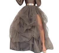 Tüllrock Damen Lang - - Tutu Rock Tütü Damen Ballettrock Ballettrock Petticoat Unterrock Tüll Tanzkleid Faltenrock Hosenrock Minirock