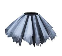 Tüllrock Damen Petticoat Unterrock Kurz Bunt Rock Damen Ballett Retro Tutu 50er Jahre Rockabilly Röcke Tütü Damenrock 1950er Karneval Frauen Tanzrock Tüll Mini Faschingskostüme Für Erwachsene