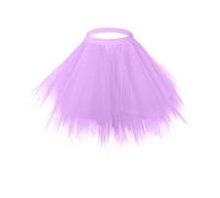 Tüllrock Damen Tüll Bunt Rosa Tütü Oranger Rock Damen Faschingskostüm Karnevalskostüm Große Größen Petticoat Plisseerock Midi Roter Minirock Ruffle Skirt Fasnachtskostüme
