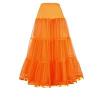 Tüllrock Damen Unterrock, Ballett Tüllrock Petticoat Unterrock, 50er Vintage Ballett Tanzrock Tanzkleid Ballkleid Kurz Retro Tütü Rock Für Karneval Performace Kostüme Tanzen