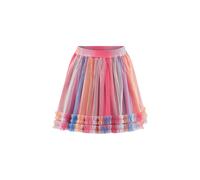Tüllrock HAPPY GIRLS, Mädchen, Gr. 134, multicolour, Tüll, Obermaterial: 100% Polyester. Futter: 100% Polyester, bedruckt, Basic knieumspielend, Röcke (49829063-134) multicolour