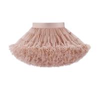 Tüllrock Kinder Mädchen Petticoat Unterrock Tutu Rock Ballett Puffy Reifrock Crinoline für Tanzkleid Ballkleid Prinzessin Hochzeitskleid Party Karneval Kostüm