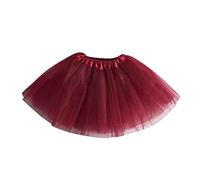 Tüllrock Kinder Tutu Rock Petticoat Unterrock Bunte Ballett Rock Tanzrock Tütü Röcke Prinzessin Tüturock für Mädchen Tanzkleid Ballkleid Abendkleid Party Karneval Kostüm