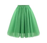 Tütü Rot Rock Orange Tüll Tanzrock Tüll Ballett Faltenrock Bauchtanz Party Tutu Fasching Lustig Sexy Midi Petticoat Minirock Erwachsene Tütü Rock Brauner Tüllrock Damen XXL