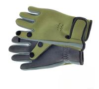 Tufgo Neopren Angelhandschuhe Winter Flip Fingerlos Warm | Neopren Material, wasserabweisend, flip-up Finger, ideal zum Angeln, Knoten binden