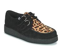TUK Damenschuhe LOW FLEX ROUND TOE CREEPER in Schwarz 45