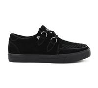 TUK Pointed Creeper Sneaker Schwarze Wildleder Plateau-Schuhe - A9178 EU44