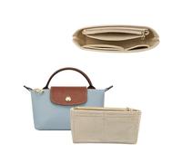 TUKYWAN Taschen-Organizer für Longchamp Mini-Tasche, Geldbörsen-Organizer, Einsatz, passend für Timid Bag Storage & Finishing Innentasche, Innenbeutel, Handtaschen, Einsatz, Organizer, geeignet für