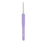 Tulip Etimo Murasaki Häkelnadel - Ergonomische Häkelnadel aus Aluminium mit Soft-Griff, Leicht und Mit Glatter Spitze für Alle Garnarten, Violetter Griff, 5.00mm - 1 Stück