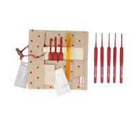 TULIP Etimo Red Crochet Hook Häkelnadel-Set TED-001e, Rot