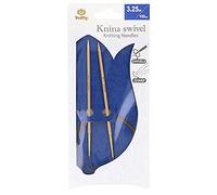 Tulip KS-1000325 Stricknadeln, Bamboo, Beige, 100 cm x 3.25 mm