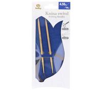 Tulip KS-1000450 Stricknadeln, Bamboo, Beige, 100 cm x 4.5 mm