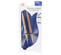Tulip KS-1000900 Stricknadeln, Bamboo, Beige, 100 cm x 9 mm
