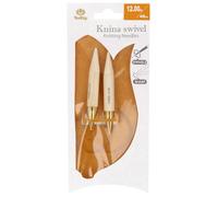 Tulip KS-401200 Stricknadeln, Bamboo, Beige, 40 cm x 12 mm