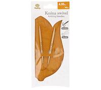 Tulip KS-400400 Stricknadeln, Bamboo, Beige, 40 cm x 4 mm