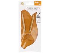 Tulip KS-400600 Stricknadeln, Bamboo, Beige, 40 cm x 6 mm
