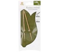 Tulip KS-600350 Stricknadeln, Bamboo, Beige, 60 cm x 3.5 mm