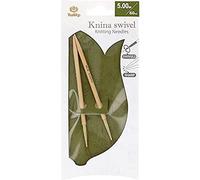 Tulip KS-600500 Stricknadeln, Bamboo, Beige, 60 cm x 5 mm