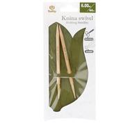 Tulip KS-600600 Stricknadeln, Bamboo, Beige, 60 cm x 6 mm