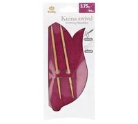 Tulip KS-800375 Stricknadeln, Bamboo, Beige, 80 cm x 3.75 mm