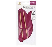 Tulip KS-800400 Stricknadeln, Bamboo, Beige, 80 cm x 4 mm