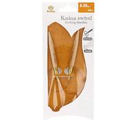 Tulip KS-400800 Stricknadeln, Bamboo, Beige, 40 cm x 8 mm