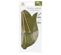 Tulip KS-600300 Stricknadeln, Bamboo, Beige, 60 cm x 3 mm