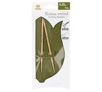 Tulip KS-600425 Stricknadeln, Bamboo, Beige, 60 cm x 4.25 mm
