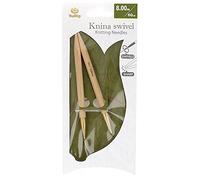 Tulip KS-600800 Stricknadeln, Bamboo, Beige, 60 cm x 8 mm