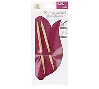 Tulip KS-800600 Stricknadeln, Bamboo, Beige, 80 cm x 6 mm