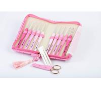 Tulip Nadel Company etimo Rose Spitze-Häkelnadel-Set, Mehrfarbig